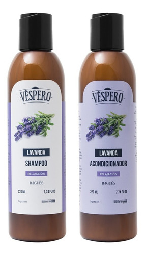 Shampoo Y Acondicionador Lavanda Bagues