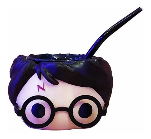 Mate Harry Potter Impresion 3d Con Bombilla De Regalo