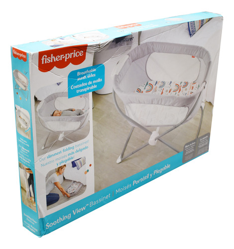 Cuna Moises Portatil Y Plegable Fisher Price Cd