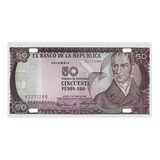 Placa Decorativa Segunda Edición Billete Colombiano