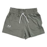 Short Under Armour Lifestyle Mujer Terry Verde Cli