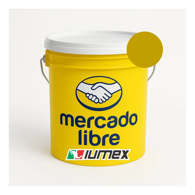 Remate Pintura Económica 19 Litros Lavable 2 Años Interiores\u002Fexteriores Color: Amarillo Ocre | Envío gratis