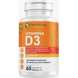 Vitamina D3 2.000 Ui Por Porção 60 Cápsulas - Floral Ervas Sabor Without Flavor