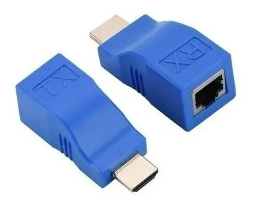 Extensor Hdtv A Ethernet Rj45 Cat5-e/6, 1080p, Hasta 30 Mts