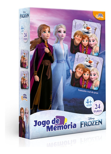 Jogo Da Memória Frozen - Toyster 8030