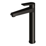 Griferia Monocomando Lavatorio Alto Baño Vasser Zafiro Negro 12/1012.01.ng