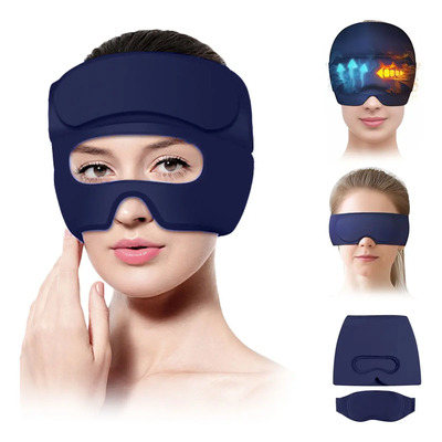 Gorro Gel Frío Caliente Visor Ajustable Antifaz Para Migraña,gorro Terapéutico De Gel Para Migraña Ajustable,reutilizable,compresa Caliente Y Fría Caliente Para La Tensión Fatiga Ojos Hinchados Regalo | MercadoLibre