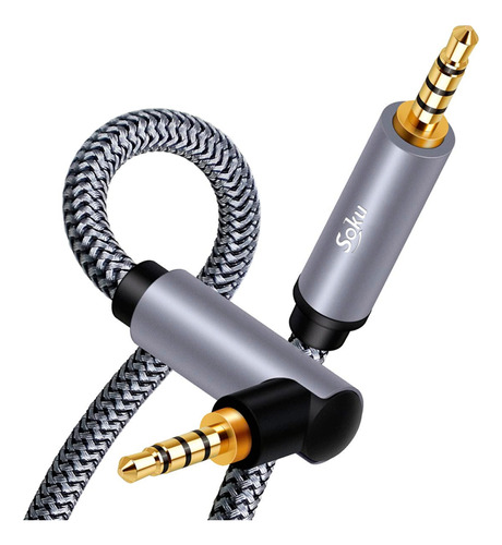 Cable Auxiliar Estéreo 3.5 Mm Trrs 4 Polos 1.5 M Micrófono