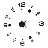 Reloj De Pared 3d Puntos/números 70cm X 70cm Sale!