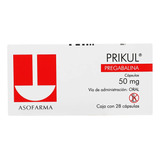 Prikul 50mg X 28 Cápsulas