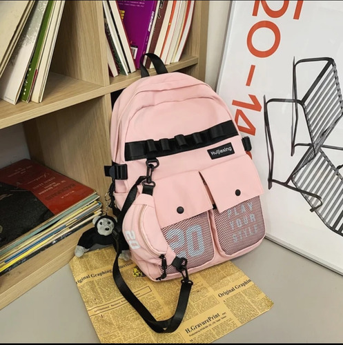 Mochila Aesthetic Harajuku Kawaii Importada Reforzada