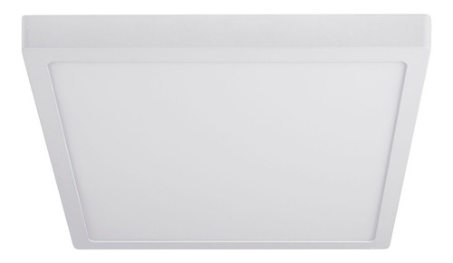 Lampara Plafon Led Sobreponer Cuadrada Moderna Calidad 24 W