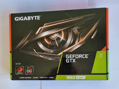 Placa De Vídeo Nvidia Gigabyte Geforce Gtx 1660 Super 6gb