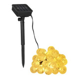 Serie De Luces Led 22m 200 Foco Decorativo Luz Solar