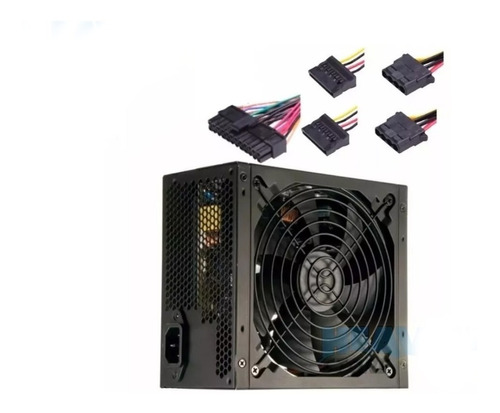 Fuente Poder Atx 650w 2 Ide 2 Sata 20-24 Pines