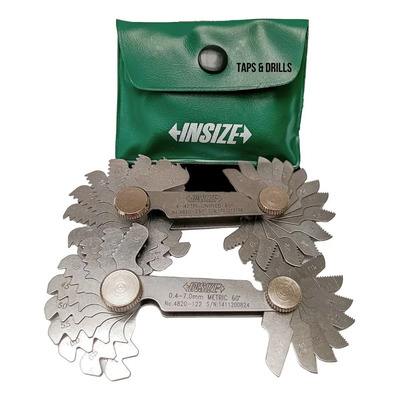Cuenta Hilos Gage Fraccional - Métrico 60 Grados Insize