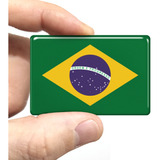 Adesivo Bandeira Brasil Países Estados Kit 2 Peças - 6x4 Cm