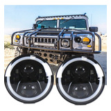 2 Faros Principal Jeep Hummer H2 H1 H3 Led Ojo De Ángel