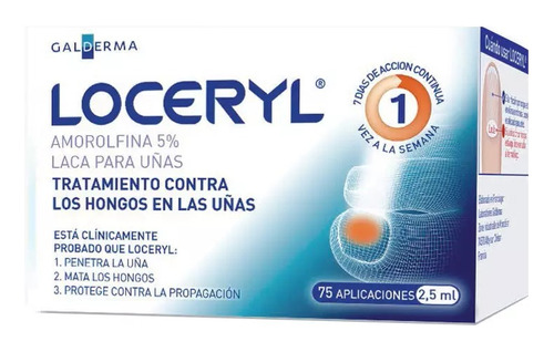 Loceryl Amorolfina 5% Topico Líquido C/ Hongos De Uñaso