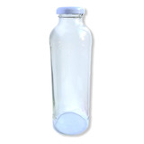 Botella Vidrio 1 Litro Pack De 12unidades C/ Tapa