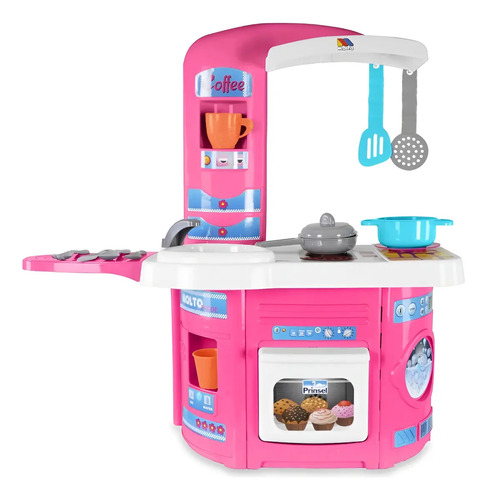 Cocinita Para Niña First Chef Rosa Prinsel Envio Gratis Msi