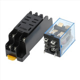 Mini Relé Ly2nj, Hh62p, 10a 12v Dc, 2no + 2nc + Base Ptf08a