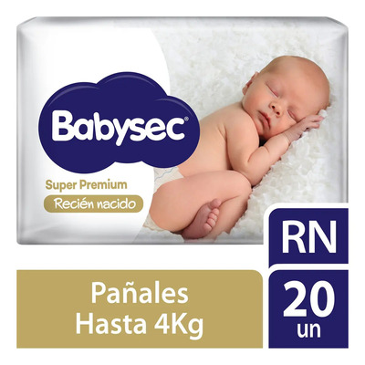 Panal Rn Superpremium Babysec X 20 Uni | MercadoLibre
