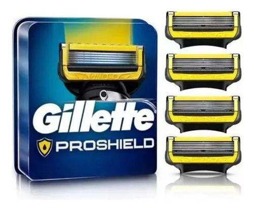 Gillette Proshield Carga Para Aparelho De Barbear - 4 Unidad