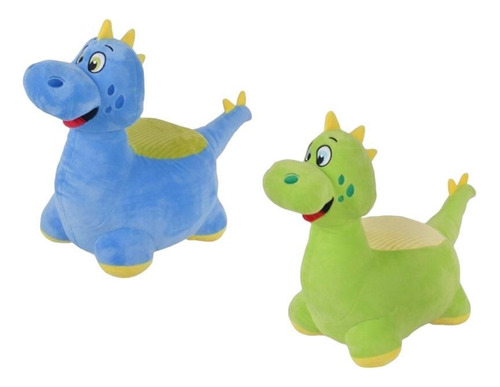 Dinosaurio Peluche Cuello Largo  Tipo Puff Extra Suave