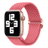 Correa Trenzada Compatible Iwatch Apple Watch 42/44/45mm Ros