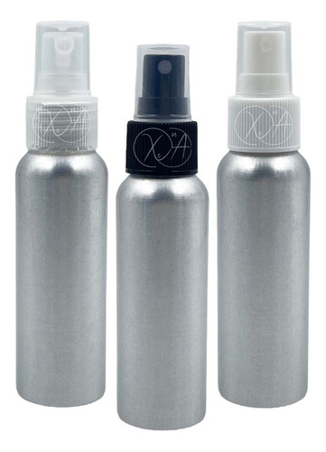 Atomizador Botella Aluminio 80 Ml Envase Barberia Spray X 5