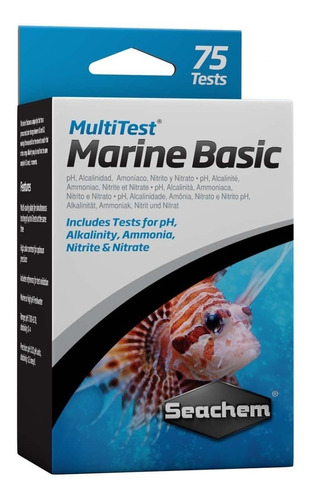 Multi Test Medicion Acuario Marino Seachem Marine Test - Ar