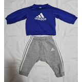 Conjunto adidas Bebe Importado 3 A 6 Meses Impecable 