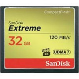 Memoria Sandisk 32gb Compactflash Extrem 120/85mbs -ram-2871