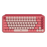 Teclado Logitech Pop Keys Bluetooth Qwerty Mecanico 3 Dispos