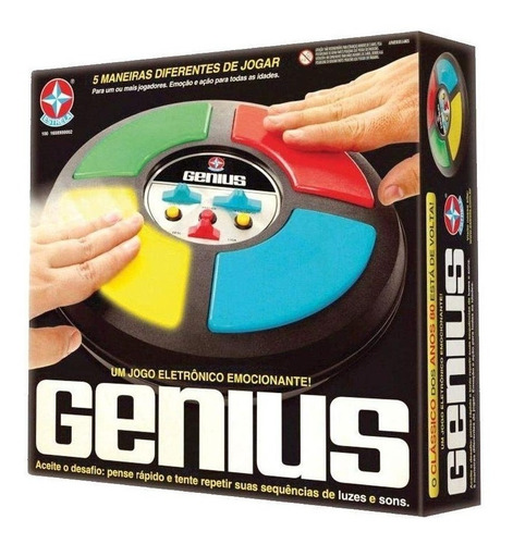 Jogo De Mesa Genius Estrela Original Desafie Sua Mente 