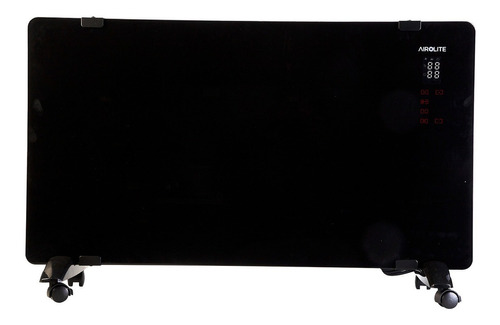 Convector Panel Aerolite Espejo Co-rp 2000 Ii Color Negro