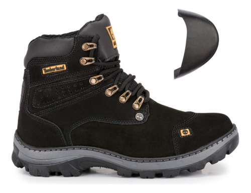 Bota Masculina Timberland Segurança Resistente + Bico Pvc