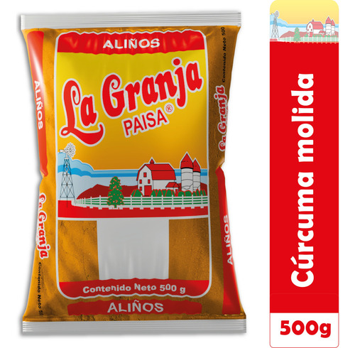 Cúrcuma En Polvo Pura 500g - G - g a $35