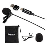Microfono Lavalier Saramonic Profesional Compatible C/iPhone