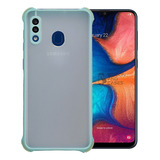 Carcasa Para Samsung A30 Borde Color Antigolpe Protec Camara