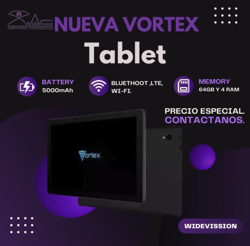 Tablet Con Funda Vortex Cmg101 Red Móvil 64gb 4ram Barata