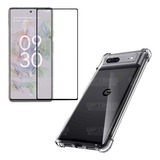 Kit Cristal + Case Para Smartphone Google Pixel 7 5g 2022