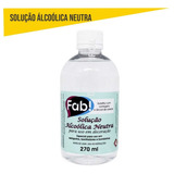 1 Solução Alcoolica Neutra 270ml Fab P/ Confeitaria 