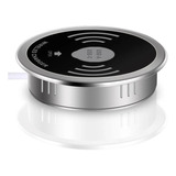 Carregador Qi Indução Embutir S/ Fio  7,5w / 10w C/fonte Qc3