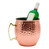 Balde De Gelo 5l Caneca Moscow Mule Gigante Inox Cobreado