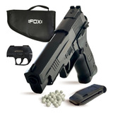 Pistola Fox Resorte P226 Premium Balines Airsoft + Funda P.
