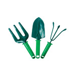 Set Herramientas Jardinería Power X 3 Pcs Pala Rastrillo Removedor Cultivo Urbano Huerta Excelente Calidad Resistencia