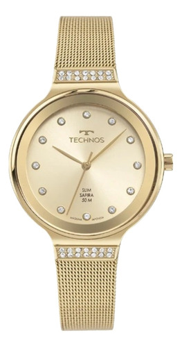 Relógio Technos Gl32bd/1d Elegance - Slim = 03 Ma