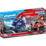 Playmobil 70462 Policía En Acción Patrullaje En La Autopista